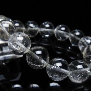 アイリスクォーツ 虹入り レインボー水晶 ブレスレット 14mm [t303-1412]