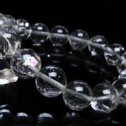 アイリスクォーツ 虹入り レインボー水晶 ブレスレット 12mm [t303-1434]