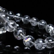 アイリスクォーツ 虹入り レインボー水晶 ブレスレット 12mm [t303-1446]