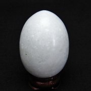漢白玉たまご 置物 [t306-2084]