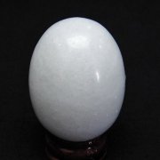 漢白玉たまご 置物 [t306-2092]