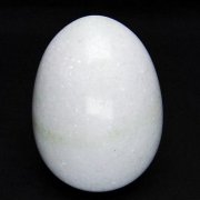 漢白玉たまご 置物 [t306-2392]
