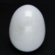 漢白玉たまご 置物 [t306-2493]