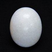 漢白玉たまご 置物 [t306-2658]