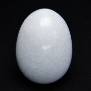 漢白玉たまご 置物 [t306-2673]