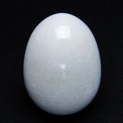漢白玉たまご 置物 [t306-2685]