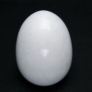 漢白玉たまご 置物 [t306-2841]