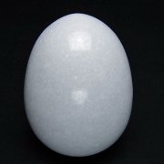 漢白玉たまご 置物 [t306-2967]