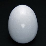 漢白玉たまご 置物 [t306-2971]