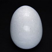 漢白玉たまご 置物 [t306-2998]