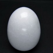 漢白玉たまご 置物 [t306-3018]