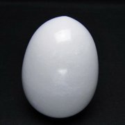 漢白玉たまご 置物 [t306-3028]