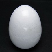 漢白玉たまご 置物 [t306-3030]