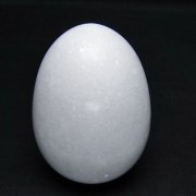 漢白玉たまご 置物 [t306-3032]