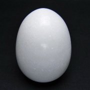 漢白玉たまご 置物 [t306-3049]