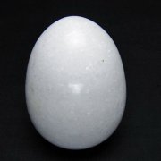 漢白玉たまご 置物 [t306-3072]