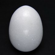 漢白玉たまご 置物 [t306-3082]