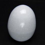 漢白玉たまご 置物 [t306-3086]