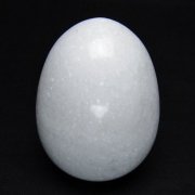 漢白玉たまご 置物 [t306-3089]