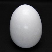 漢白玉たまご 置物 [t306-3223]