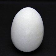 漢白玉たまご 置物 [t306-3237]