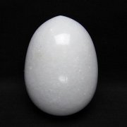 漢白玉たまご 置物 [t306-3248]