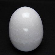 漢白玉たまご 置物 [t306-3249]