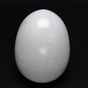 漢白玉たまご 置物 [t306-3251]