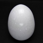 漢白玉たまご 置物 [t306-3255]
