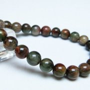 グリーンラビットヘアルチルクォーツ ブレスレット 8mm [t308-2499]