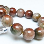 グリーンラビットヘアルチルクォーツ ブレスレット 16mm [t308-2514]