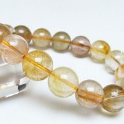 ルチル水晶 ブレスレット 13mm [t308-2629]