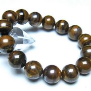 アイアンタイガーアイ ブレスレット 14mm [t31-6535]