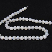 虹入り ムーンストーン ネックレス 7mm [T315-2127]