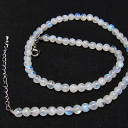 ムーンストーン ネックレス 5mm [T315-2157]