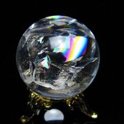 虹入り シトリン水晶 六角柱[t98-2307]