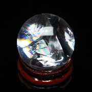 虹入りヒマラヤ水晶丸玉24mm