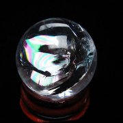 虹入り ヒマラヤ水晶 丸玉 26mm [t317-5394]