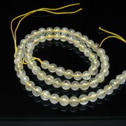 ゴールドタイチンルチル 一連 6mm ビーズ [t320-4139]