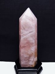 デンドリティックローズクォーツポイント♡六角柱No.389 デンド