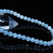 アクアマリン ブレスレット 5mm [t35-21172]