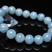 アクアマリン ブレスレット 12mm [t35-21230]