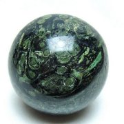 マラカイト 丸玉 84mm [t350-2141]