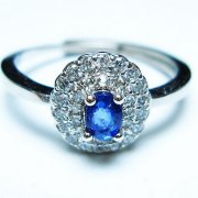 サファイア指輪(18号)