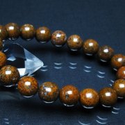 コンドライト「サハラNWA869隕石」 ブレスレット 11mm [t352-1829]