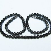 ブラックルチルクォーツ ネックレス 5mm [T354-6425]