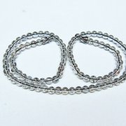 ブラックルチルクォーツ ネックレス 4mm [T354-6438]