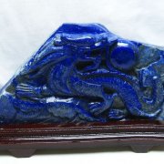 5.7Kgラピスラズリ手彫り龍置物