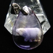アメトリン十二支「亥」彫刻入り ペンダント [T365-527]