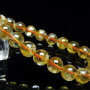 虹入り シトリン ブレスレット 9mm [t366-13593]